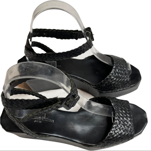 Stephane Kelian Y2K Leather Woven Platform Sandal - Picture 2 of 6